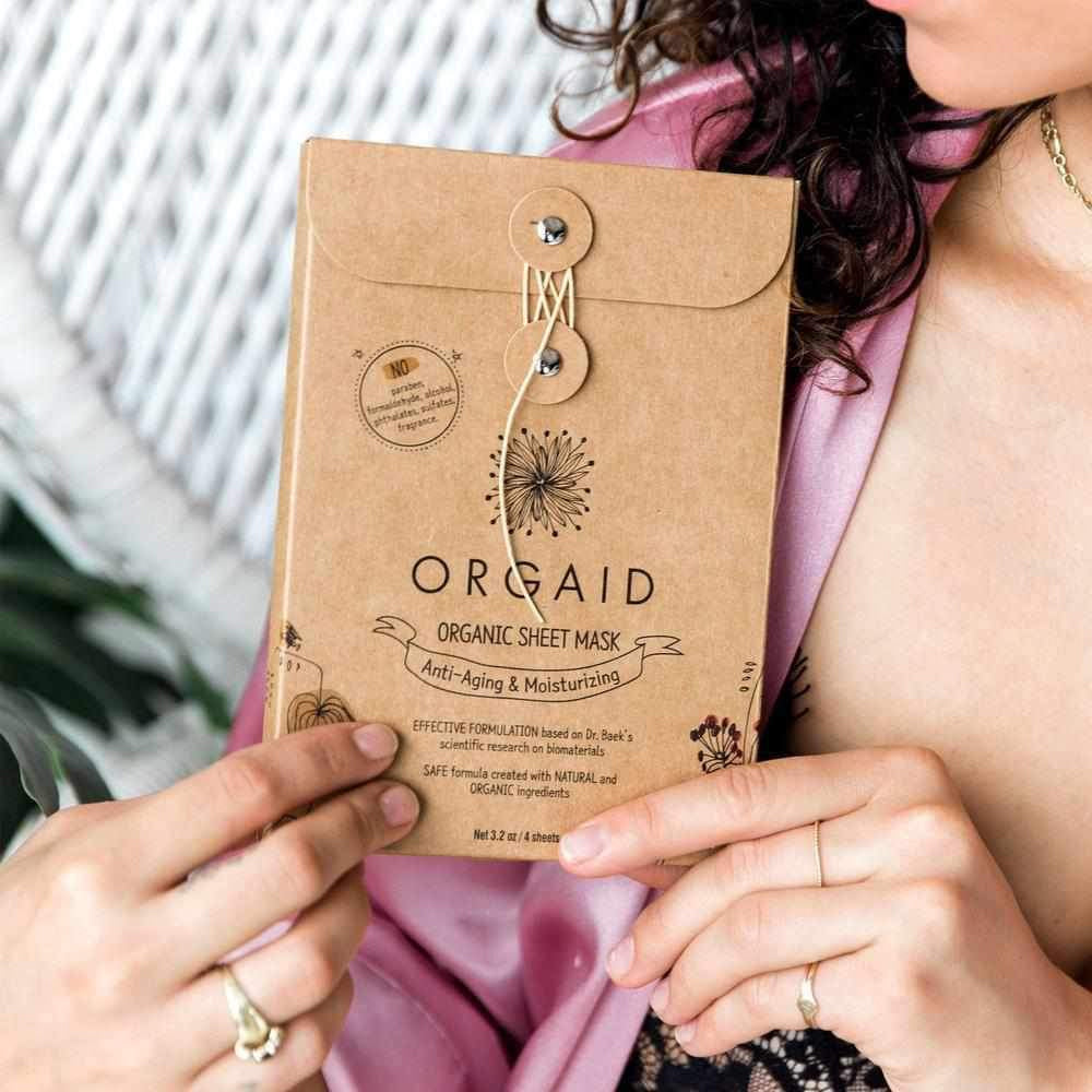 Anti-Aging & Moisturizing Organic Sheet Mask