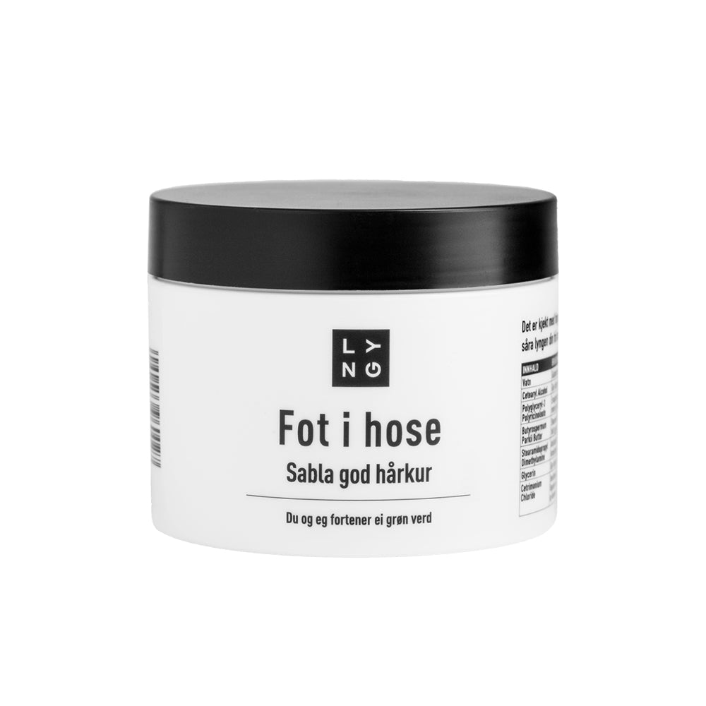 Fot i hose hårkur