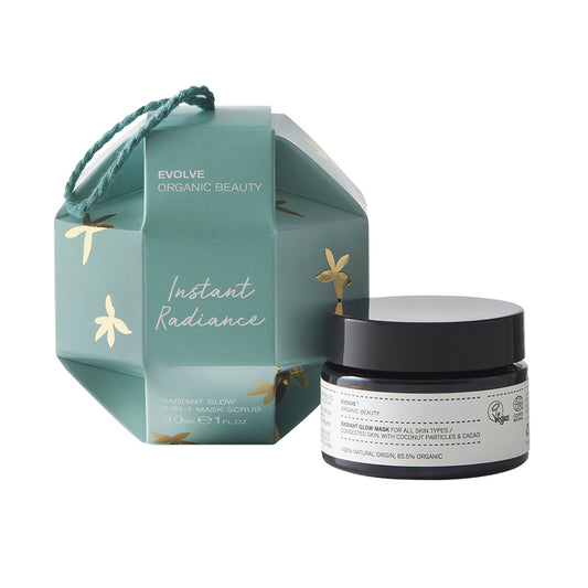 Instant Radiance gavepakke maskeskrubb